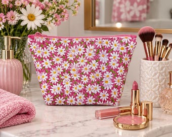 Handmade Quilted Cosmetic Pouch | Travel bag