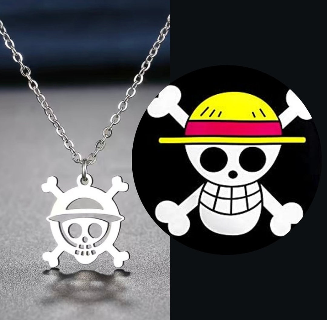 One Piece Straw Hat Necklace Pirates Necklace gift for Etsy