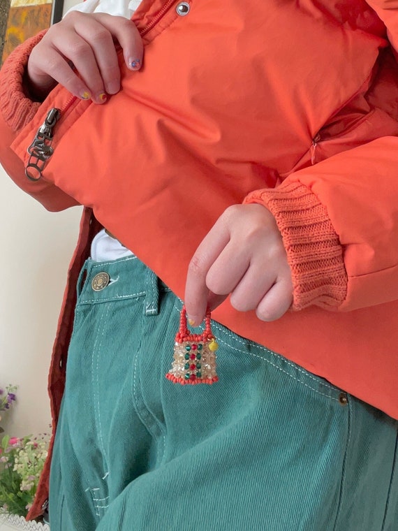 Sasha Perlen Miniatur Geldbörse Tasche