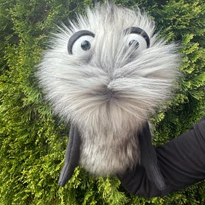 Professional Puppet, Furry Monster Puppet, Handmade Puppet