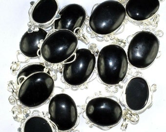 Black Onyx Pendant !! Gemstone Pendant, Wholesale Lot Pendant, 925 Sterling Silver Pendant, Handmade Jewelry Pendant, Engagement Pendant.