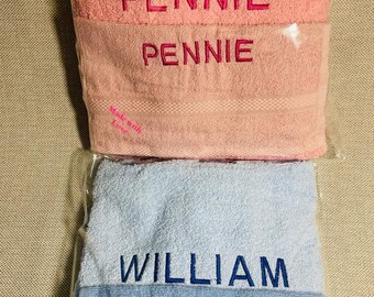 Personalized Baby Hooded Towel: Embroidered Cotton Poncho (6-12 Month)