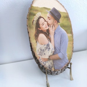 Wood Anniversary Gift, Wood Gifts for Men, 5th Anniversary Gift Wood, Anniversary Gifts for Men, Unique Wedding Gift for Couple, Wood Photo