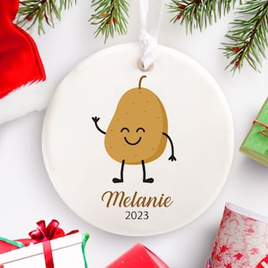 You Are My Potato Name Spud Ornament, Positive Potato Decoration Present Potato Lover Best Friend Bestie Family Birthday Funny Kids Gift