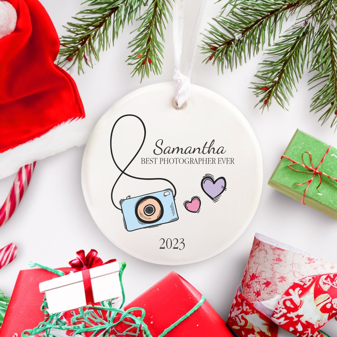 Photographer Christmas Ornament, Photograph Lover, Best