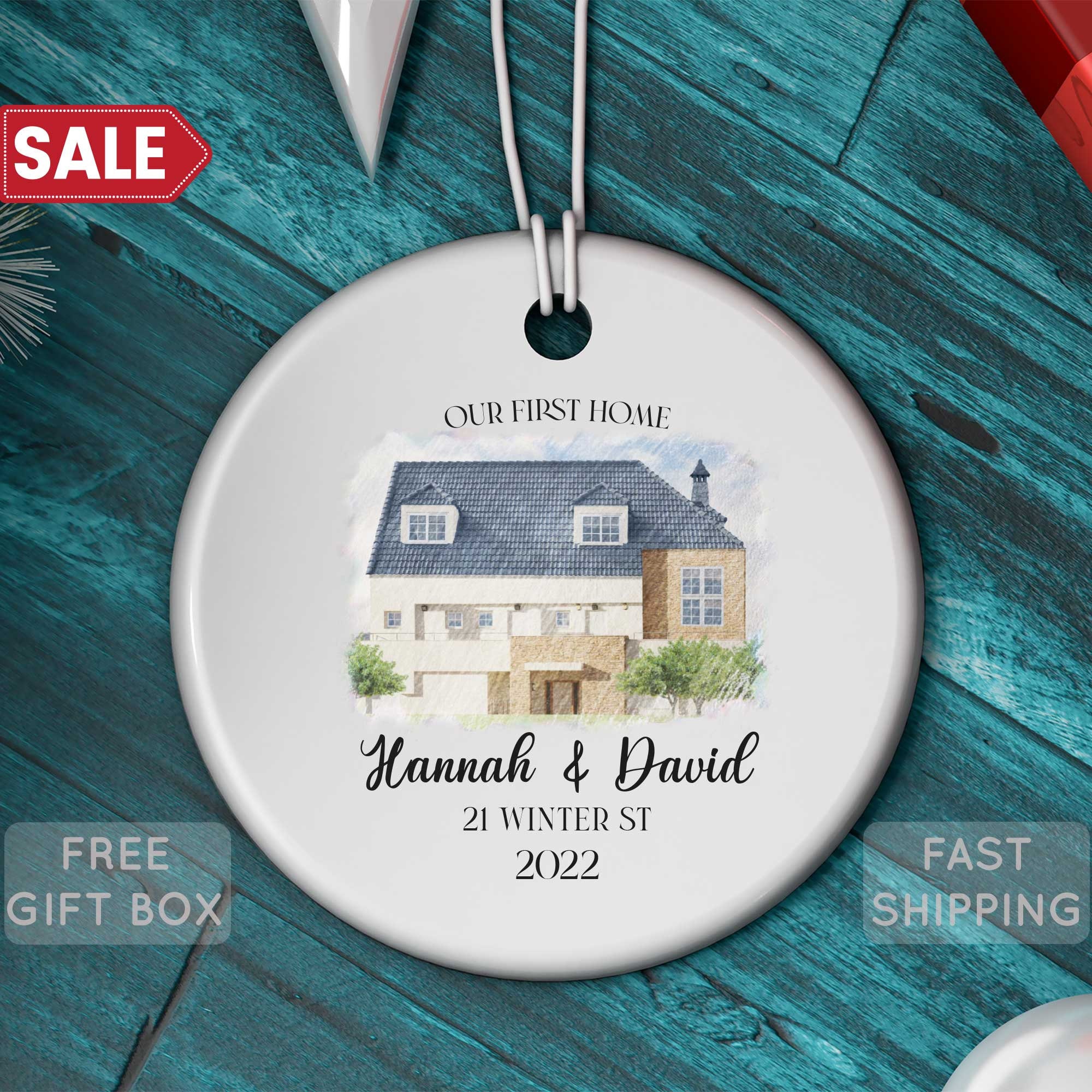 Discover Personalized New Home Christmas Ornament