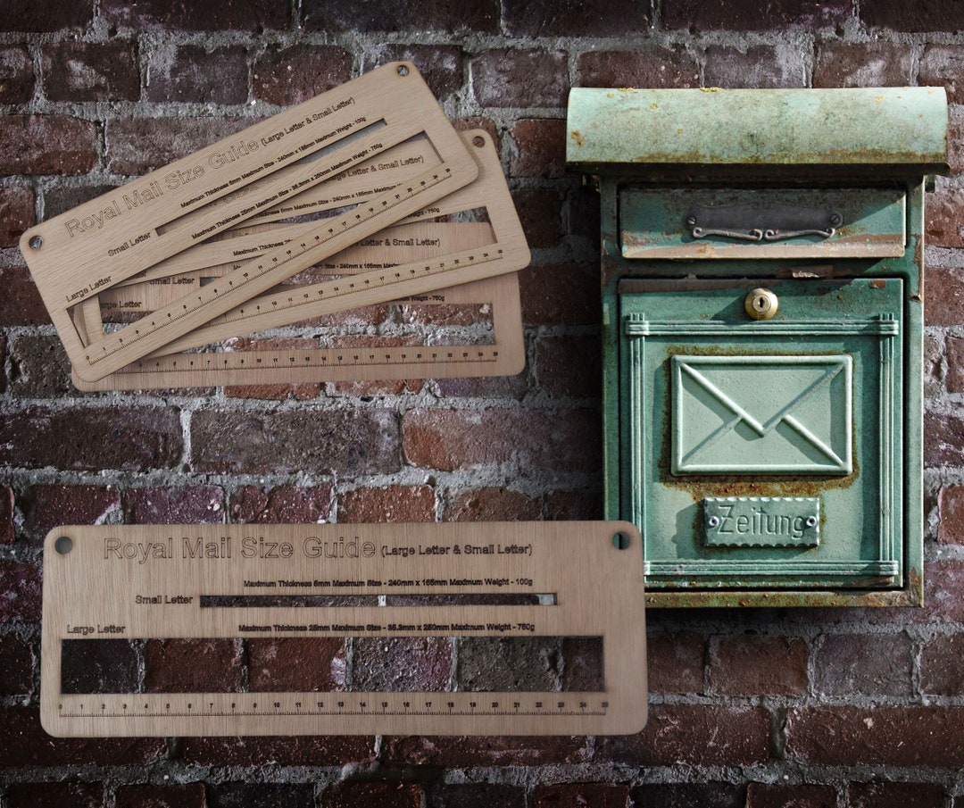Royal Mail Postal Template Letter Size Guide Checker Etsy UK