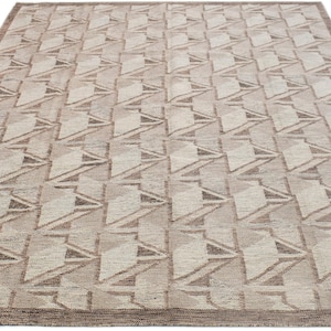 Alfombra Kilim de 8 x 10, alfombra personalizada, alfombra de área grande, Dhurrie hecha a mano, alfombra Kilim escandinava, alfombra beige y marrón, 4 x 6, 5 x 7, 10 x 14, alfombra hecha a pedido.