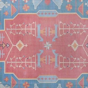 Turkish Kilim rug, 9x12 area rug, Large rug, place size rug, colorful rug, room decorating kilim rug, Size: 368Cm x 290Cm / 12.1&#39;ft x 9.5’ft