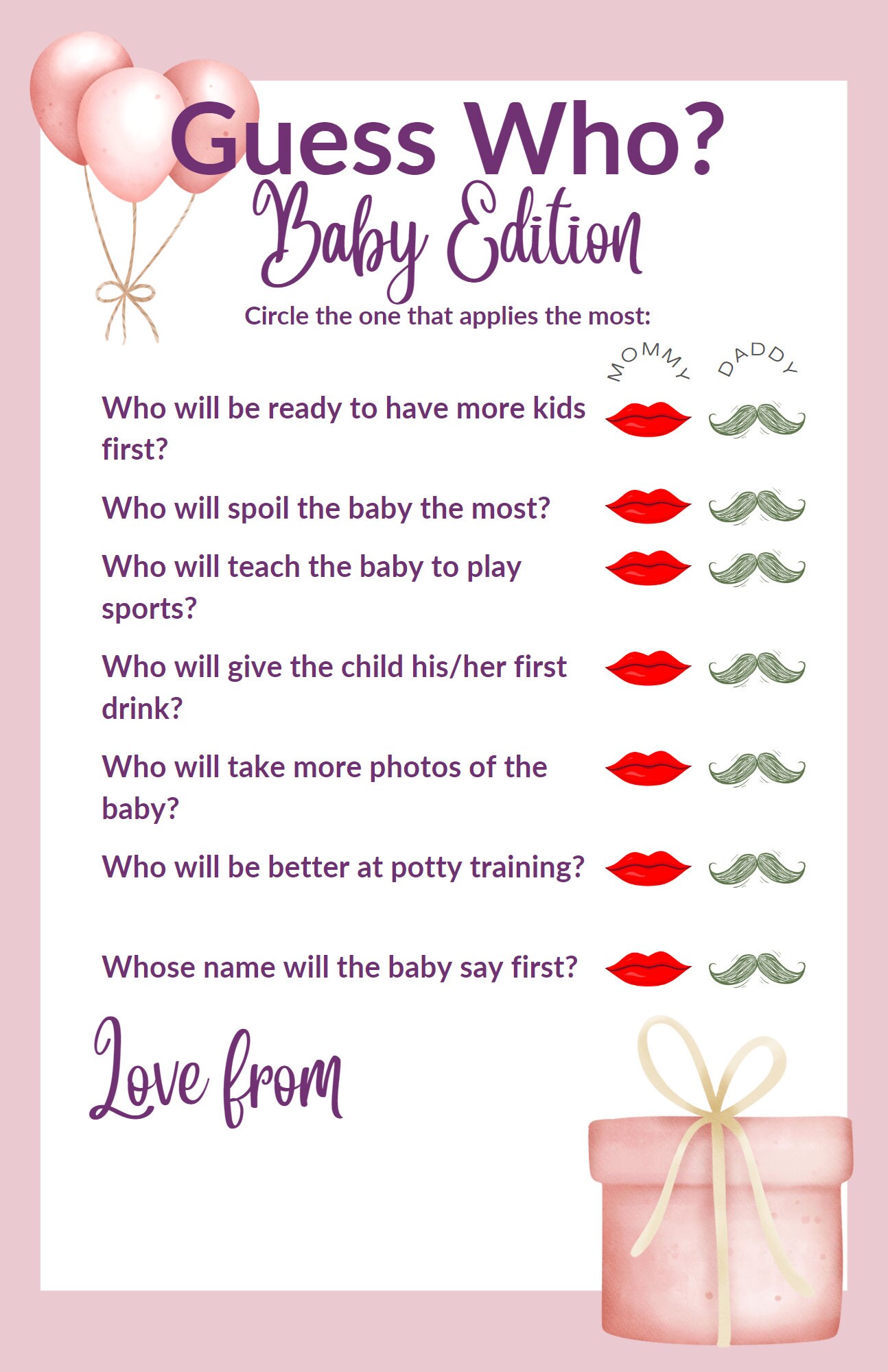 ULTIMATE Baby Shower Game Bundle 20 Games Included - Etsy