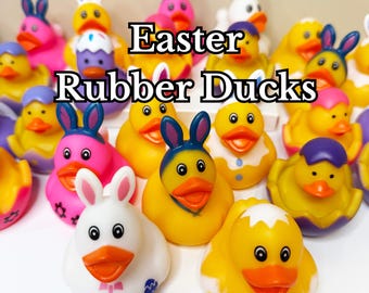 Easter Rubber Ducks | Easter Basket Gift | Assorted Ducks | Holiday Ducks | Easter Egg Hunt | Fun Easter | Duck Duck SUV