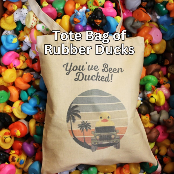 Canvas Tote for Ducks Etsy