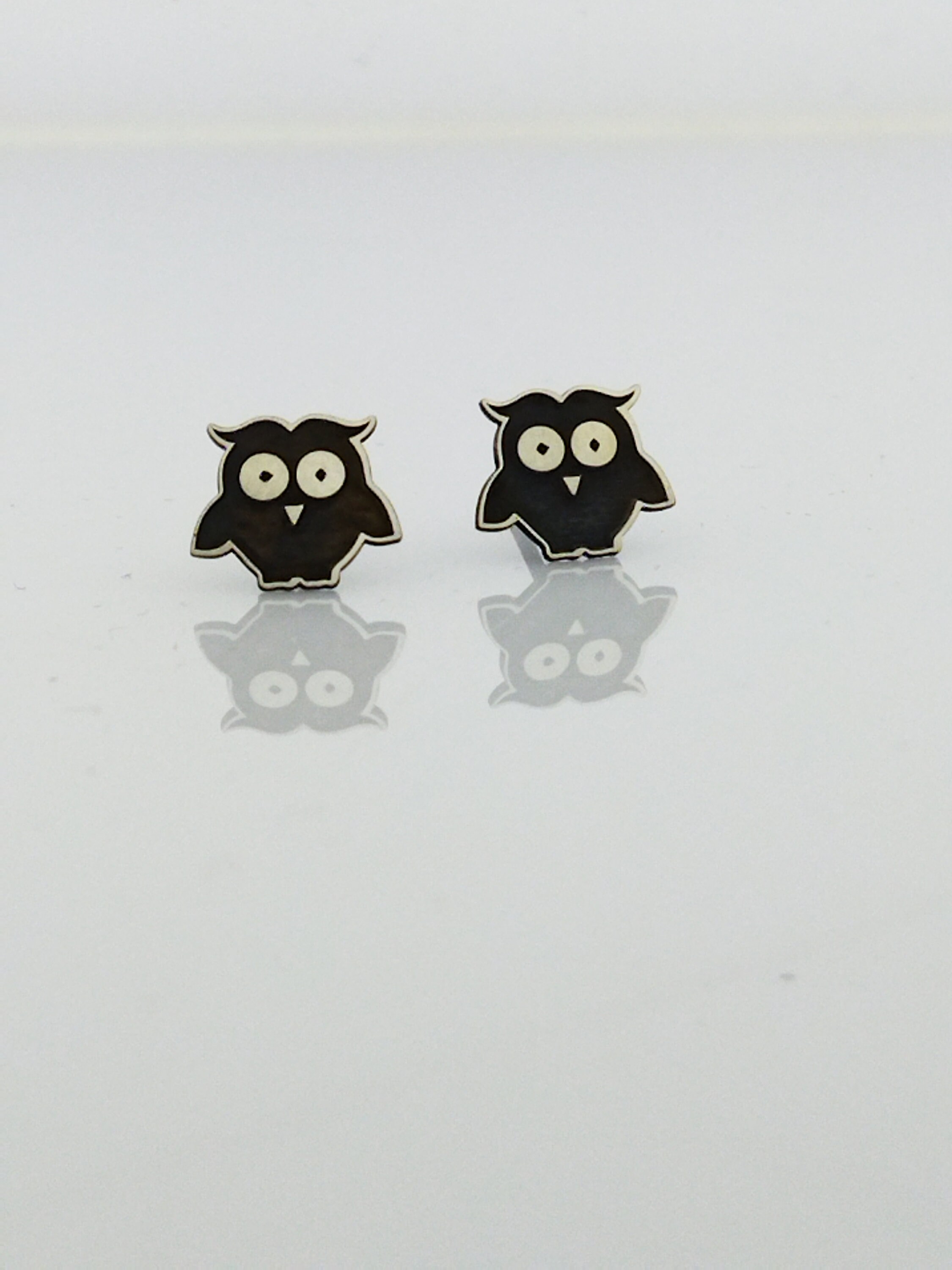 Silver Owl Stud Earrings, Dainty Earrings, Animal Jewelry, Animal Earrings ,Gift For Kids
