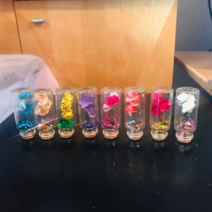 Customized for bridal, baby shower, parties glass dome flowers
