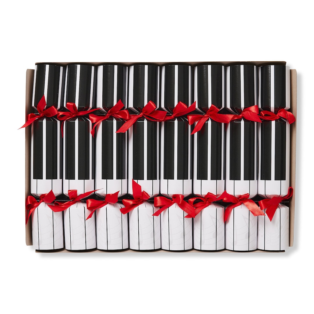 Novelty, christmas Music Party Box of 8 Bonbon Crackers Etsy