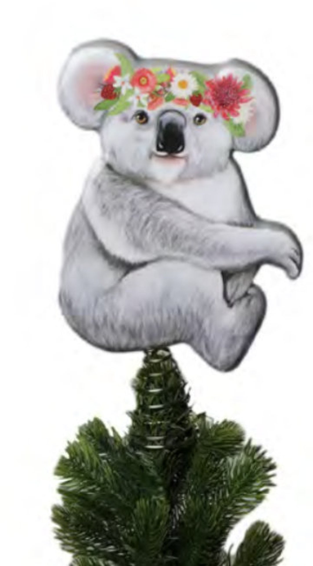 Tropicana Australiana Koala Christmas Tree Topper Etsy
