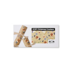 Crackers de Noël - Bonbons de Noël, Eco Toy Soldier, Kit DIY, Eco Friendly, Pour réaliser 8 crackers de Noël