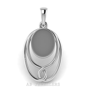 Massive 925 Sterling Silber Andenken Brustmilch Harz 8 x 10 mm OVAL Blank Lünette Anhänger Einstellungen SP-0130
