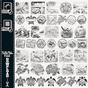 Schildkröte SVG MEGA Bundle, #1, Schildkröte Schneidedatei für Cricut, Schildkröte Clipart, Schildkröte png, Wasserschildkröte png,Schildkröte Vektor,Shirt