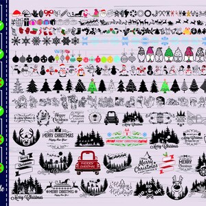CHRISTMAS SVG Bundle, Noel svg, CHRISTMAS Clipart, Christmas Svg Files For Cricut, Christmas Svg Cut Files, Tree svg Bundle, Merry Christmas
