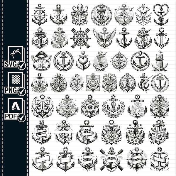 Anchor SVG file, Anchor cut file, Anchor Floral svg, Anchor with Flowers svg, Cruise cut file, Cruise svg, Vacation svg, Cruise Shirt svg