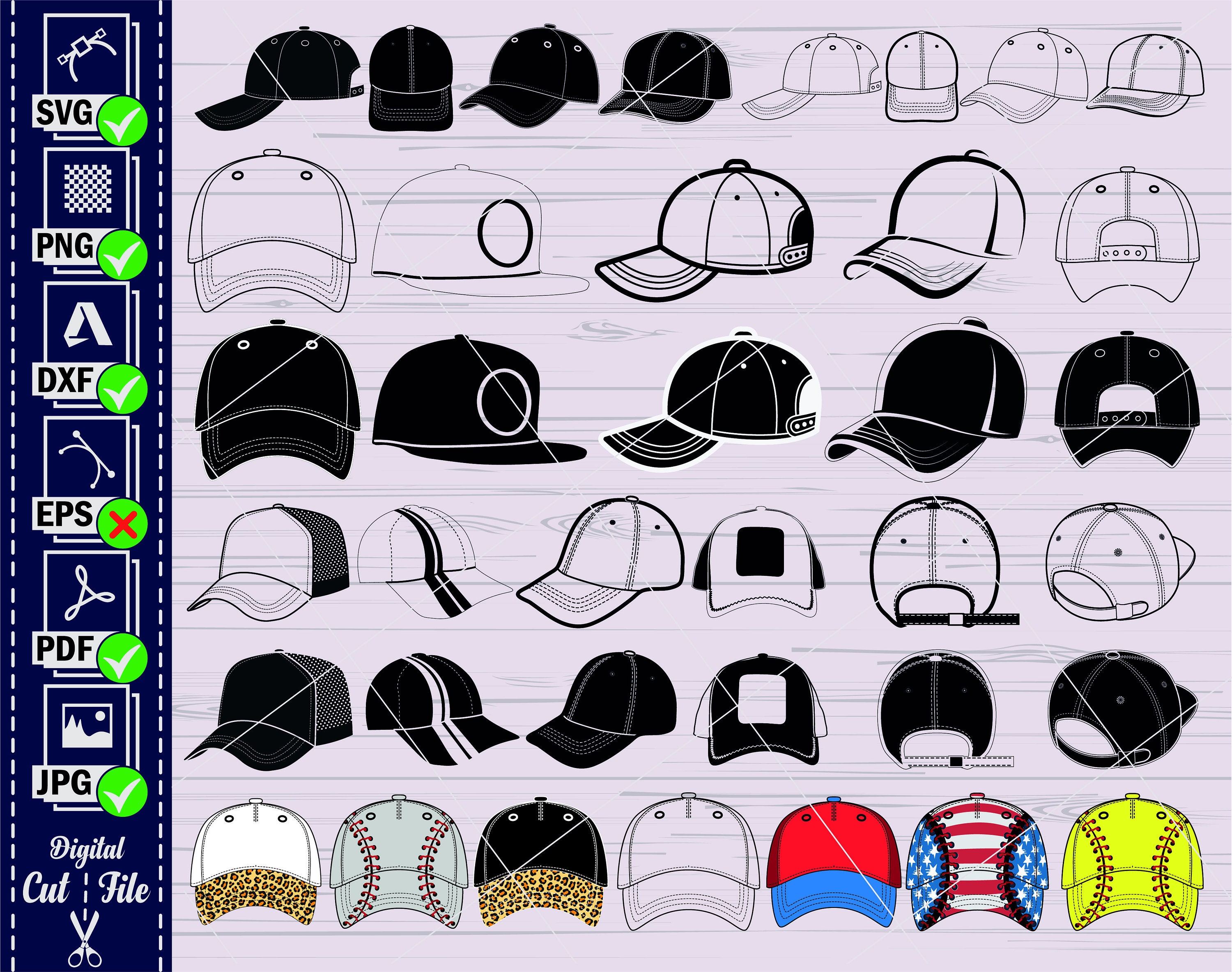 Fitted Hat Template