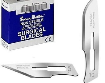 Swann Morton Scalpel Blades No. 6, 10, 10A, 11, 11p, 12 & More Art ,Craft and Modellers, Blade Tools from Beauty Mercado