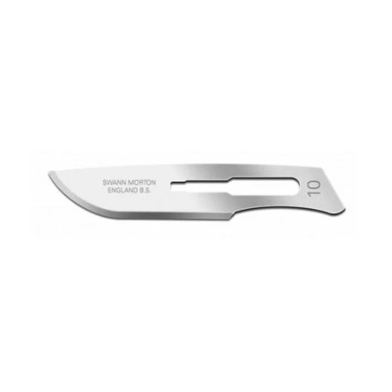 10 Scalpels Stériles Jetables Myco Medical #12 – Acier – Pour Soins Ou Modélisme