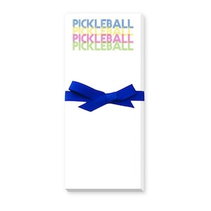 Pickleball Notepad | Pickle Ball | Pickleball Stationary | Sports Notes | Sports Note Pad | PIckleball Gifts | Pickle Ball Gifts