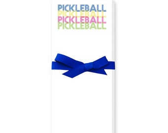 Pickleball Notepad | Pickle Ball | Pickleball Stationary | Sports Notes | Sports Note Pad | PIckleball Gifts | Pickle Ball Gifts