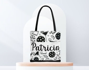 Personalized Pickleball Gift, Custom Pickleball Tote with Name, Birthday Gift For Her, Pickleball Bag, Dink Drink, Mother's Day