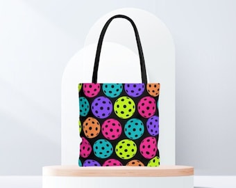 Pickleball Tote Bag, Pickleball Gift for Women, Pickleball Gift Pickleball Player, Canvas Tote Bag