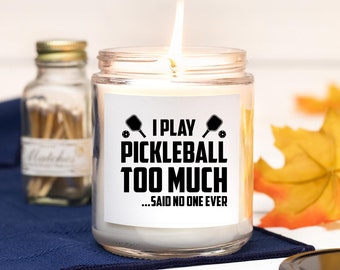 Pickleball Candle (Hand Poured 9 oz.)