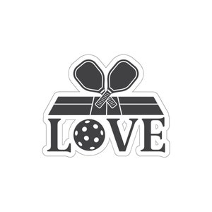 Pickleball Kiss-Cut Stickers Pickleball Day Gift, Love Pickleball Sticker for Men and Women, Funny Pickleball Gift for Pickleball Player