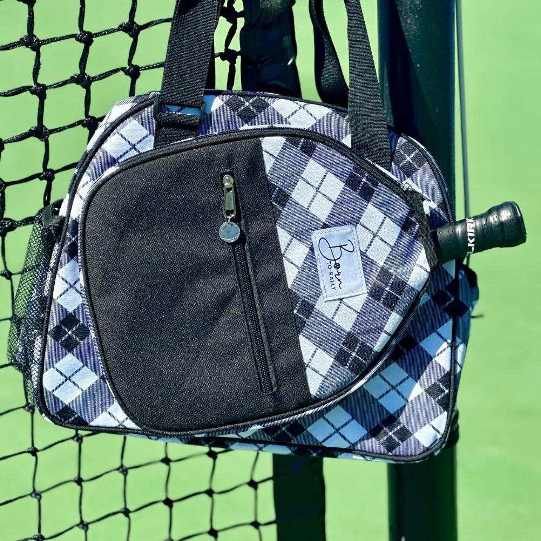 Womens Pickleball Bag, Pickleball Paisley Pattern, Fits 2 Paddles