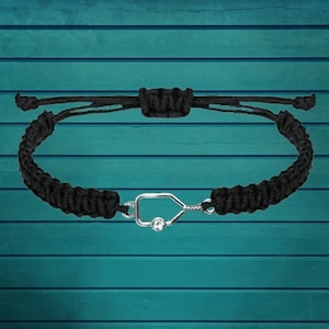 Pickleball Adjustable Bracelet, Pickleball Paddle Jewelry for Women and Men, Pickleball Gifts, Pickleball Player Gift, Sports Rope Bracelet