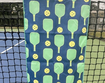 Pickleball Gift - Pickleball Sports Sweat Hand Towel, Double Sided Design, Funny Pickleball Sports Towel, Custom Pickleball Gift, Partner