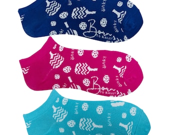 Pickleball Socks, Pickleball Gift for Women, Pickleball Paddle Ankle Socks, Pickleball Accessory for Pickleball Players Funny Socks Mom Gift