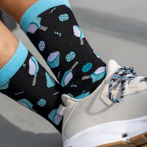Pickleball Socks- Born to Rally Premium Bamboo Socks, Pickleball Gift, Pickleball Accessory for Pickleball Players, Birthday Present