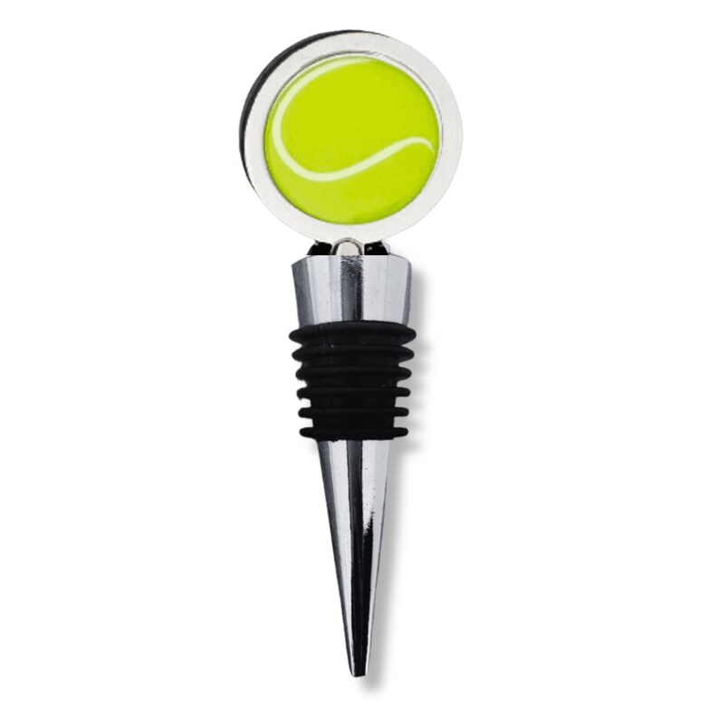 Born to Rally Wine Stopper and Charms