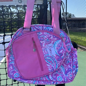 Pickleball bag, pickleball paddle bag for women, paddle bag, pickle ball gift, pickleball tote,