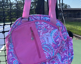 Pickleball bag, pickleball paddle bag for women, paddle bag, pickle ball gift, pickleball tote,