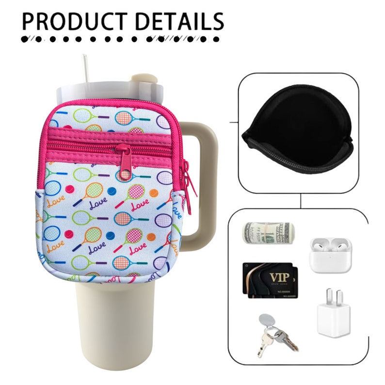 Born to Rally Water Tumbler Pouch