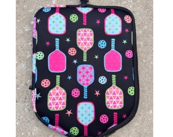 Pickleball Paddle Cover, Pickleball Cover, Neoprene Sleeve for Pickleball Paddles, Pickleball Bag, Pickleball Accessory for Women