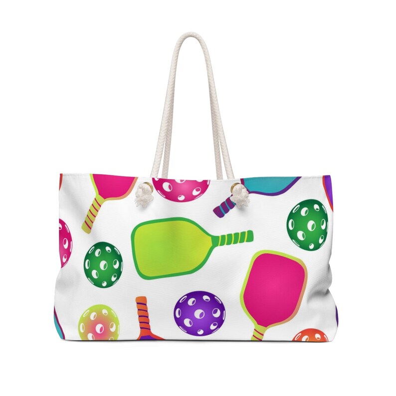 Pickleball Weekender Bag, Womens Pickleball Tote Bag, Travel Bag, Gift