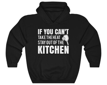 Pickleball Sweatshirt, Pickleball Kitchen Noun Sweatshirt, Heavy Blend Hooded Sweatshirt for Men and Women, Funny Pickleball Player Gift