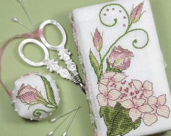 Lizzie Stitching Wallet • cross-stitch PDF pattern