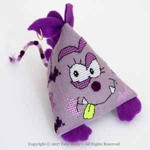 Batty BuddyBug • cross-stitch PDF pattern