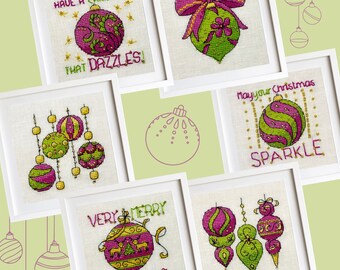 Raspberry & Lime • 6 mini PDF patterns