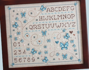 Muestreador de mariposas • Patrón de costura de Faby Reilly